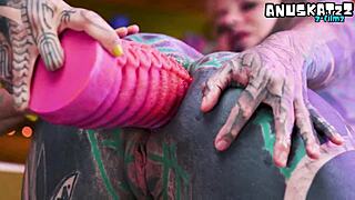 alt girls teasing asses with wild toys?