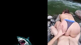 Venezuelan Woman Enjoys Raw Outdoor Sex by the River with Big Natural Tits