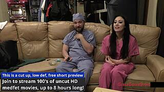 Blaire Celeste Examines Her Pierced Hooters