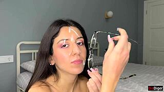 public outdoor cumshot compilation with massive facials and swallows in close-up pov