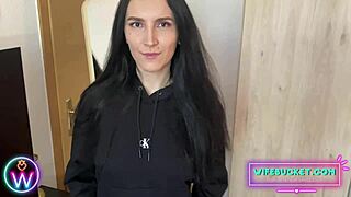 Nextdoor milf from wifebucket gives amateur wife the best head in mirror.